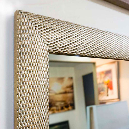 interior decorator bondi weave framed mirror gold with she's got style interior design brisbane
