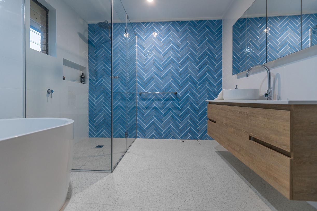 greek islands bathroom tiles design by she's got style interior design